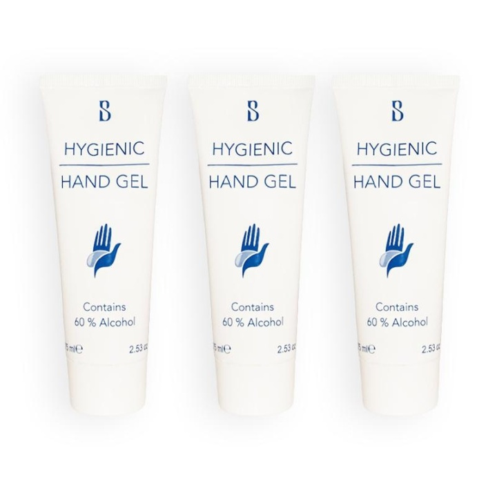 3-pack Brilliant Smile Hygienic Hand Gel With Alcohol 75ml i gruppen SKØNHED & HELSE / Helse / Handdesinfektion hos TP E-commerce Nordic AB (A10672)