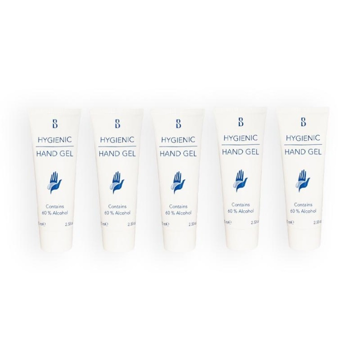 5-pack Brilliant Smile Hygienic Hand Gel With Alcohol 75ml i gruppen SKØNHED & HELSE / Helse / Handdesinfektion hos TP E-commerce Nordic AB (A10673)