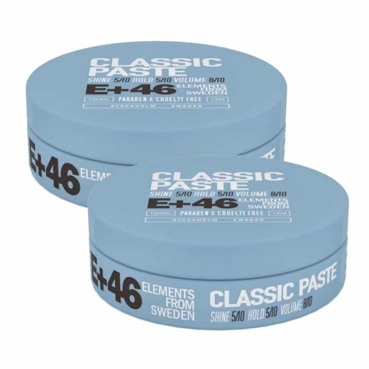 2-pack E+46 Classic Paste 100ml i gruppen SKØNHED & HELSE / Hår og styling / Hår styling / Hår Voks hos TP E-commerce Nordic AB (A10798)