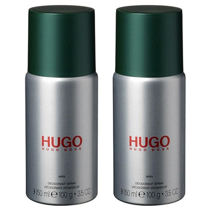 2-pack Hugo Boss Hugo Man Deo Spray 150ml i gruppen SKØNHED & HELSE / Duft & Parfume / Deodorant / Deo for ham hos TP E-commerce Nordic AB (A10985)