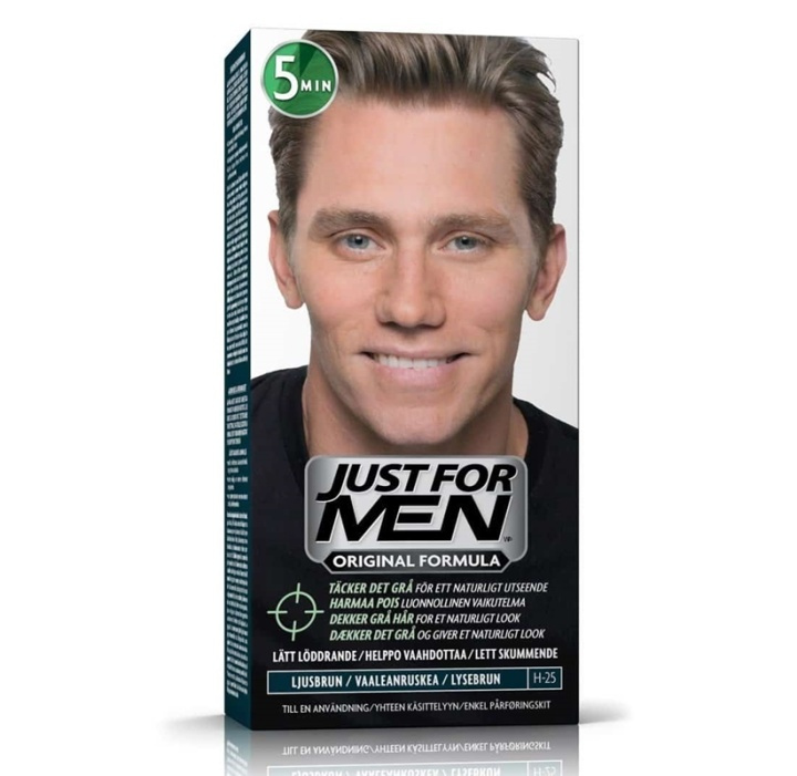 Just For Men Original Formula - Light Brown H25 i gruppen SKØNHED & HELSE / Hår og styling / Skæg pleje / Farve til skæg hos TP E-commerce Nordic AB (A11119)