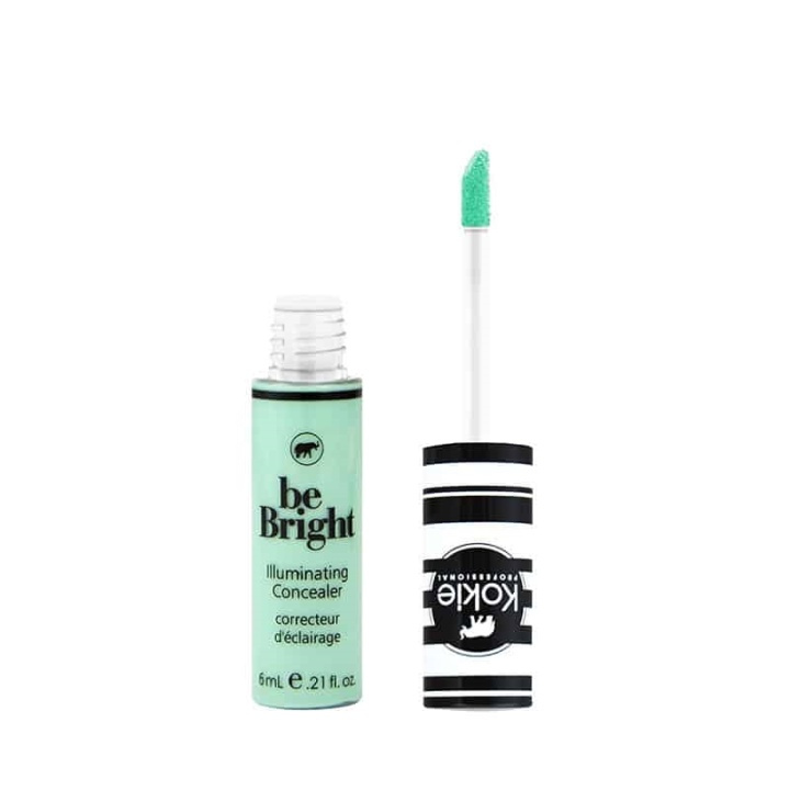 Kokie Be Bright Illuminating Concealer Color Correct - Green i gruppen SKØNHED & HELSE / Makeup / Makeup ansigt / Concealer hos TP E-commerce Nordic AB (A11166)