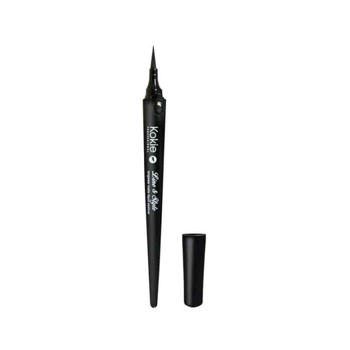 Kokie Line & Style Liquid Longwear Matte Liquid Eyeliner Jet Black i gruppen SKØNHED & HELSE / Makeup / Øjne og øjenbryn / Eyeliner / Kajal hos TP E-commerce Nordic AB (A11375)