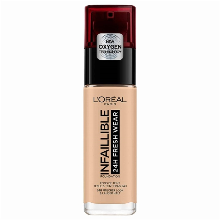 LOreal Paris Infallible 24H Fresh Wear 125 Natural Rose 30ml i gruppen SKØNHED & HELSE / Makeup / Makeup ansigt / Foundation hos TP E-commerce Nordic AB (A11663)