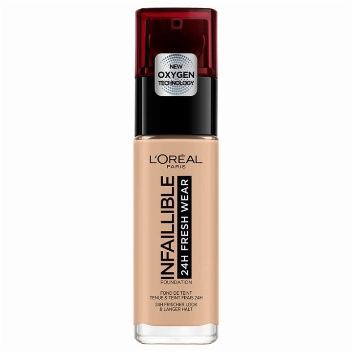 LOreal Paris Infallible 24H Fresh Wear 145 Rose Beige 30ml i gruppen SKØNHED & HELSE / Makeup / Makeup ansigt / Foundation hos TP E-commerce Nordic AB (A11664)