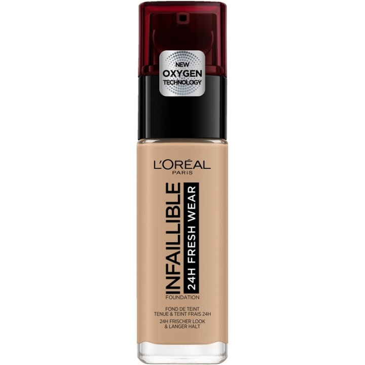 LOreal Paris Infallible 24H Fresh Wear 220 Sand 30ml i gruppen SKØNHED & HELSE / Makeup / Makeup ansigt / Foundation hos TP E-commerce Nordic AB (A11666)