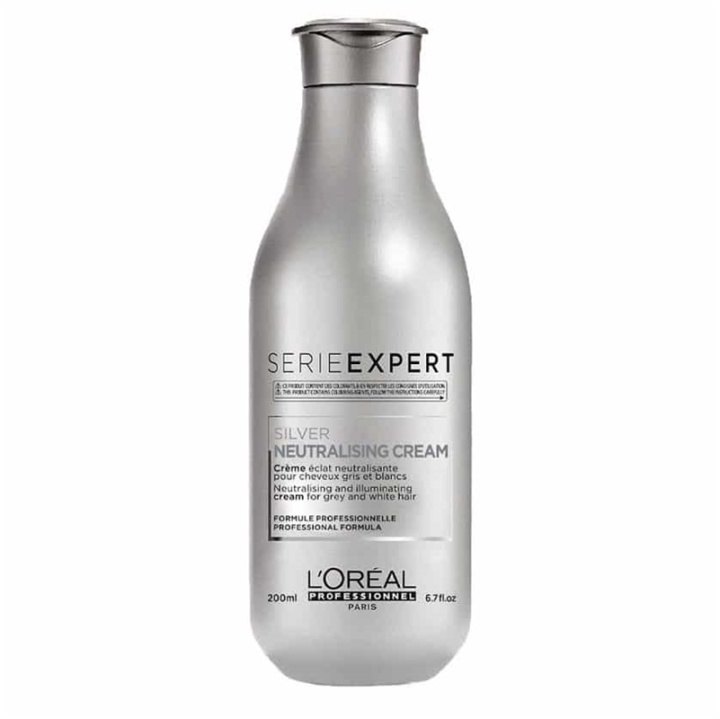 Loreal Serie Expert Silver Neutralising Cream Conditioner 200ml i gruppen SKØNHED & HELSE / Hår og styling / Hårpleje / Hårfarve / Sølv balsam hos TP E-commerce Nordic AB (A11682)