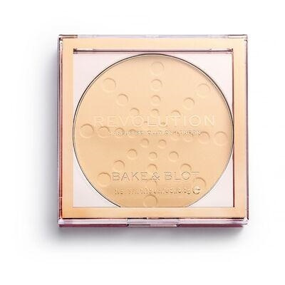 Makeup Revolution Bake & Blot Powder - Banana i gruppen SKØNHED & HELSE / Makeup / Makeup ansigt / Pudder hos TP E-commerce Nordic AB (A11735)