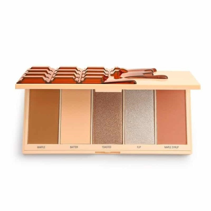 Makeup Revolution Chocolate Face Palette - Waffle i gruppen SKØNHED & HELSE / Makeup / Makeup ansigt / Contour/Highlight hos TP E-commerce Nordic AB (A11756)