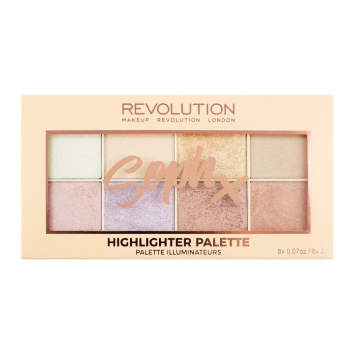 Makeup Revolution Soph X Highlighter Palette i gruppen SKØNHED & HELSE / Makeup / Makeup ansigt / Contour/Highlight hos TP E-commerce Nordic AB (A12030)