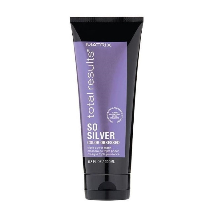 Matrix Total Results Color Obsessed So Silver Mask 200ml i gruppen SKØNHED & HELSE / Hår og styling / Hårpleje / Hårmaske hos TP E-commerce Nordic AB (A12066)