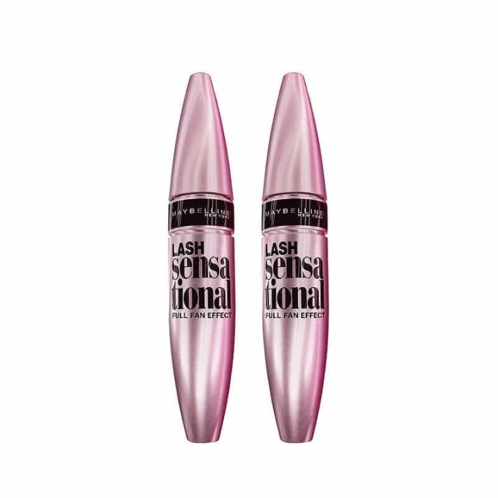 2-pack Maybelline Lash Sensational Mascara Black 9,5ml i gruppen SKØNHED & HELSE / Makeup / Øjne og øjenbryn / Mascara hos TP E-commerce Nordic AB (A12118)