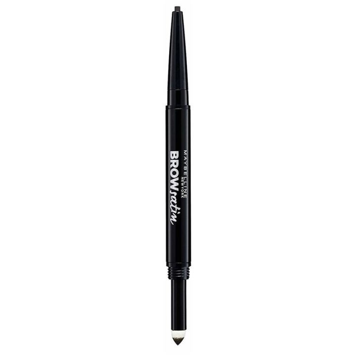 Maybelline Brow Satin Duo Pencil - Black Brown i gruppen SKØNHED & HELSE / Makeup / Øjne og øjenbryn / Øjenbryn pen hos TP E-commerce Nordic AB (A12119)