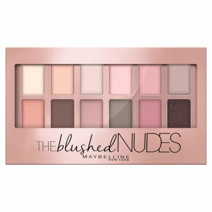 Maybelline The Blushed Nudes Eyeshadow Palette 9.6g billede