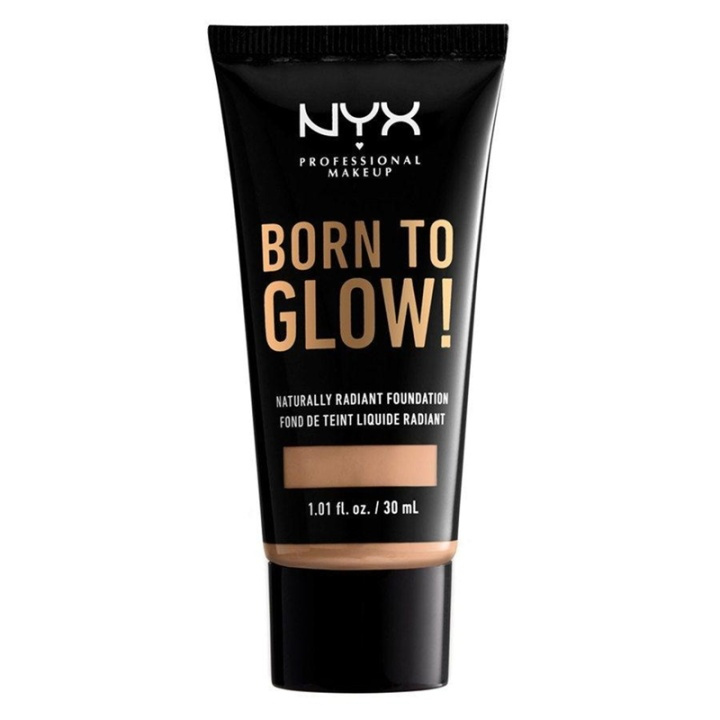 NYX Born To Glow Naturally Radiant Foundation 30ml - Natural i gruppen SKØNHED & HELSE / Makeup / Makeup ansigt / Foundation hos TP E-commerce Nordic AB (A12353)