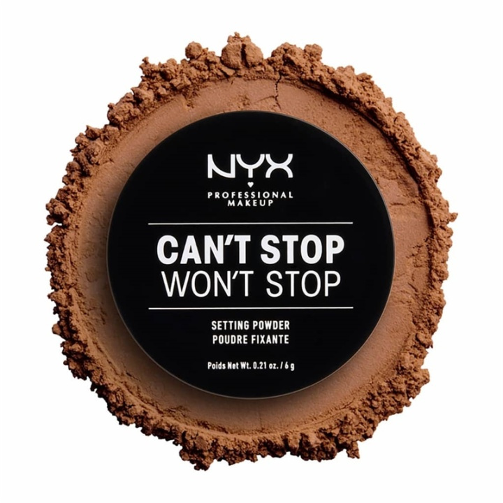 NYX PROF. MAKEUP Cant Stop Wont Stop Setting Powder - Medium/Deep i gruppen SKØNHED & HELSE / Makeup / Makeup ansigt / Pudder hos TP E-commerce Nordic AB (A12443)