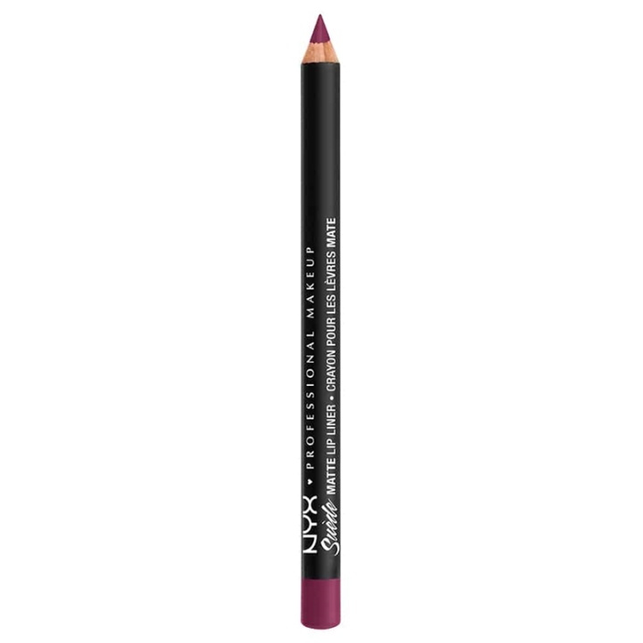 NYX PROF. MAKEUP Suede Matte Lipliner - Girl, Bye i gruppen SKØNHED & HELSE / Makeup / Læber / Lip liner hos TP E-commerce Nordic AB (A12564)