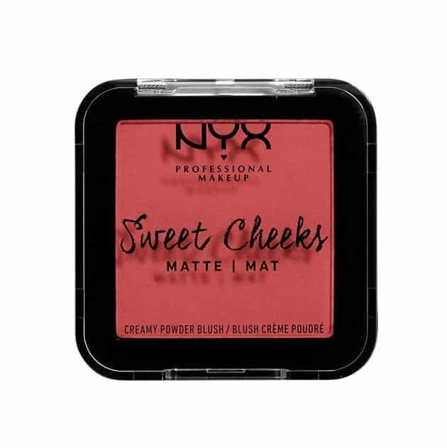 NYX PROF. MAKEUP Sweet Cheeks Creamy Matte Powder Blush - Citrine Rose i gruppen SKØNHED & HELSE / Makeup / Makeup ansigt / Rouge / Bronzer hos TP E-commerce Nordic AB (A12577)