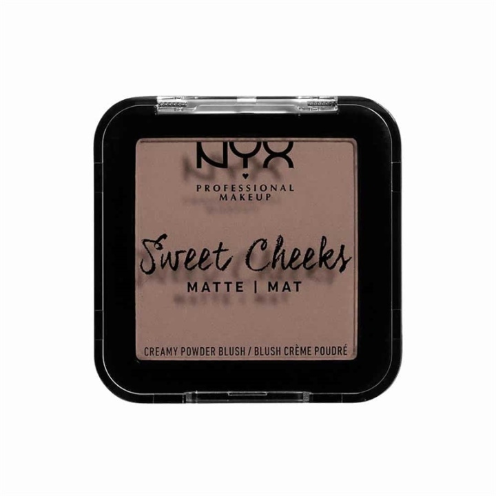 NYX PROF. MAKEUP Sweet Cheeks Creamy Matte Powder Blush - So Taupe i gruppen SKØNHED & HELSE / Makeup / Makeup ansigt / Rouge / Bronzer hos TP E-commerce Nordic AB (A12584)