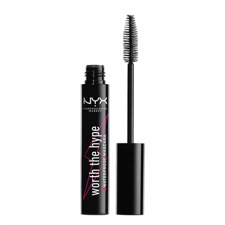 NYX PROF. MAKEUP Worth The Hype Waterproof Mascara i gruppen SKØNHED & HELSE / Makeup / Øjne og øjenbryn / Mascara hos TP E-commerce Nordic AB (A12601)