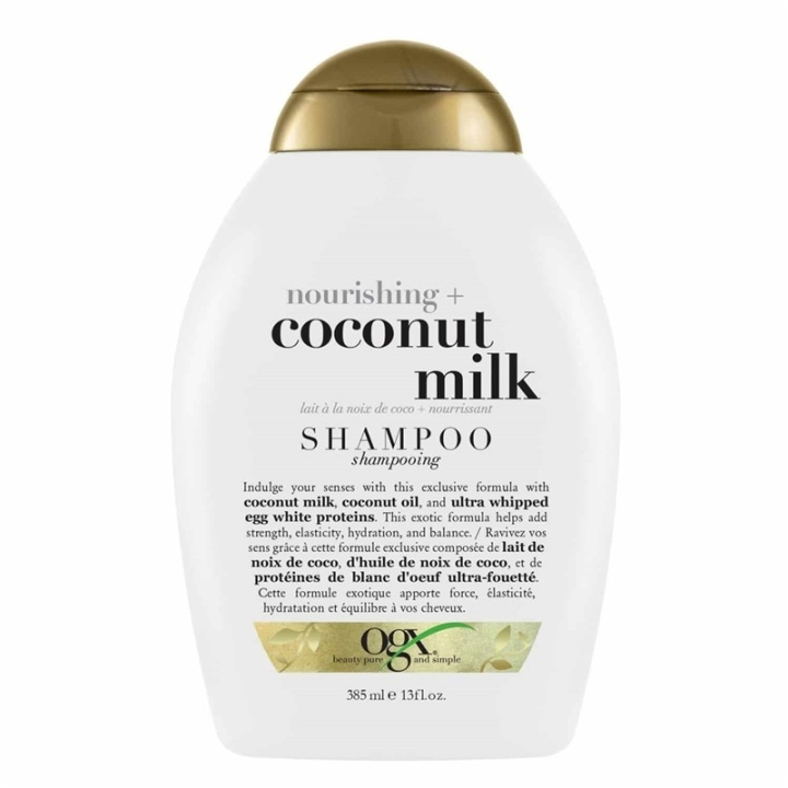 OGX Nourishing Coconut Milk Shampoo 385ml i gruppen SKØNHED & HELSE / Hår og styling / Hårpleje / Shampoo hos TP E-commerce Nordic AB (A12606)