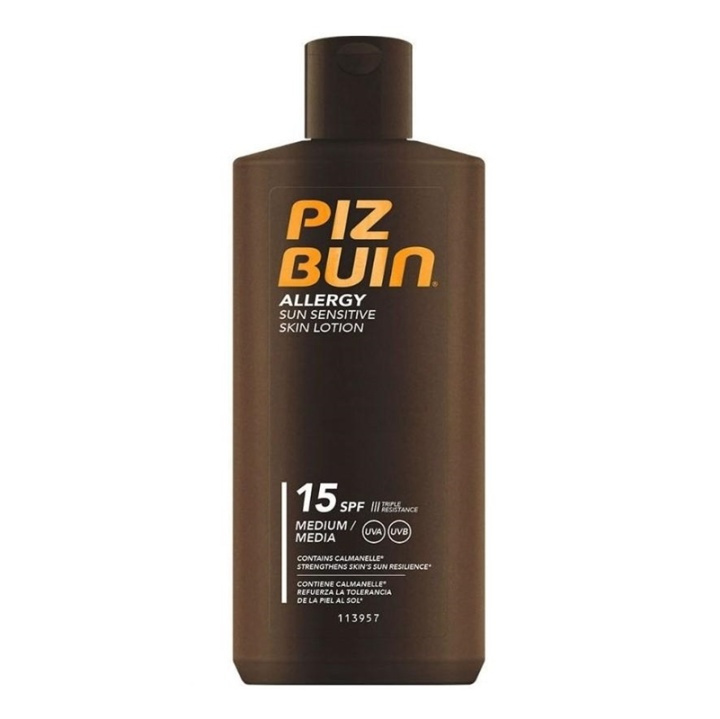 Piz Buin Allergy Sun Sensitive Skin Lotion SPF15 200ml i gruppen SKØNHED & HELSE / Hudpleje / Tanning / Solbeskyttelse hos TP E-commerce Nordic AB (A12739)