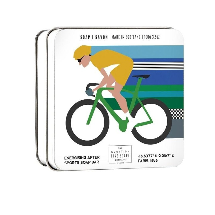 Scottish Fine Soaps Sports Soap Bar Cycling 100g i gruppen SKØNHED & HELSE / Hår og styling / Skæg pleje / Øvrig skægpleje hos TP E-commerce Nordic AB (A13059)