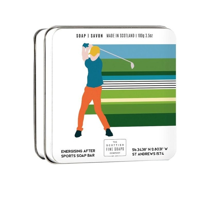 Scottish Fine Soaps Sports Soap Bar Golf 100g i gruppen SKØNHED & HELSE / Hår og styling / Skæg pleje / Øvrig skægpleje hos TP E-commerce Nordic AB (A13061)