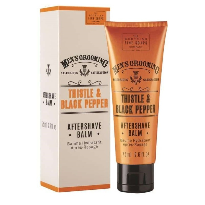 Scottish Fine Soaps Thistle & Black Pepper Aftershave Balm 75ml i gruppen SKØNHED & HELSE / Gaveæske / Gaveæske til ham hos TP E-commerce Nordic AB (A13064)