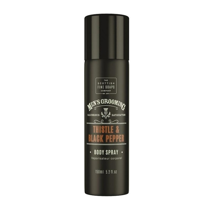 Scottish Fine Soaps Thistle & Black Pepper Body Spray 150ml i gruppen SKØNHED & HELSE / Gaveæske / Gaveæske til ham hos TP E-commerce Nordic AB (A13068)