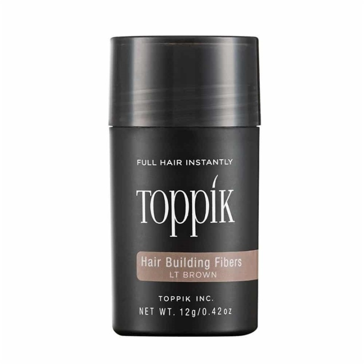 Toppik Hair Building Fibers Regular 12g - Light Brown i gruppen SKØNHED & HELSE / Hår og styling / Hår styling / Volumen pulver hos TP E-commerce Nordic AB (A13106)