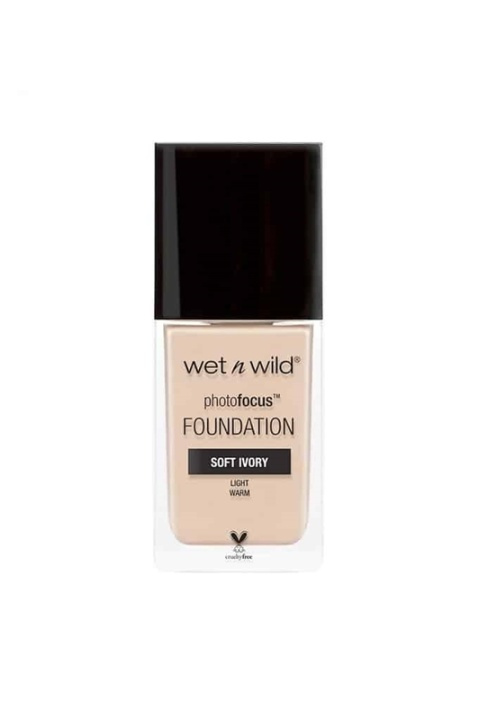 Wet n Wild Photo Focus Foundation Soft Ivory 30ml i gruppen SKØNHED & HELSE / Makeup / Makeup ansigt / Foundation hos TP E-commerce Nordic AB (A13218)