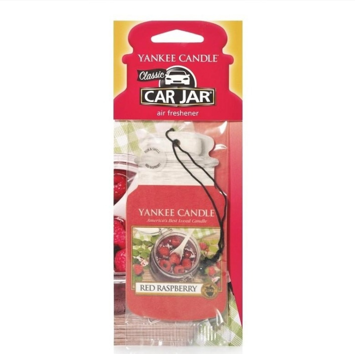 Yankee Candle Car Jar Air Freshener Red Raspberry i gruppen SKØNHED & HELSE / Duft & Parfume / Øvrig duft / Duftlys hos TP E-commerce Nordic AB (A13254)