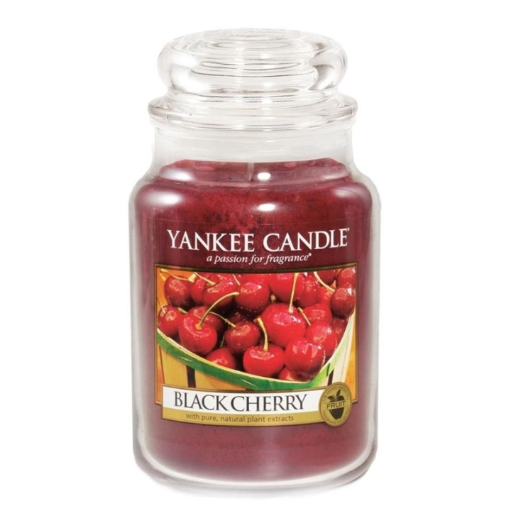 Yankee Candle Classic Large Jar Black Cherry 623g i gruppen SKØNHED & HELSE / Duft & Parfume / Øvrig duft / Duftlys hos TP E-commerce Nordic AB (A13262)