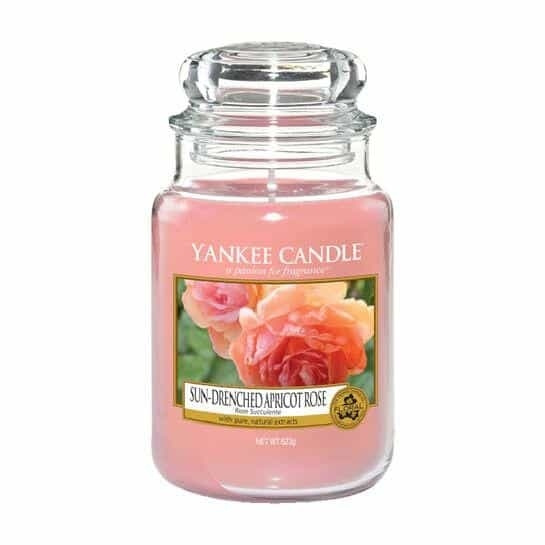 Yankee Candle Classic Large Jar Sun-Drenched Apricot Rose 623g i gruppen SKØNHED & HELSE / Duft & Parfume / Øvrig duft / Duftlys hos TP E-commerce Nordic AB (A13266)