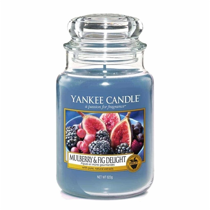 Yankee Candle Classic Large Mulberry & Fig Delight 623g i gruppen SKØNHED & HELSE / Duft & Parfume / Øvrig duft / Duftlys hos TP E-commerce Nordic AB (A13270)