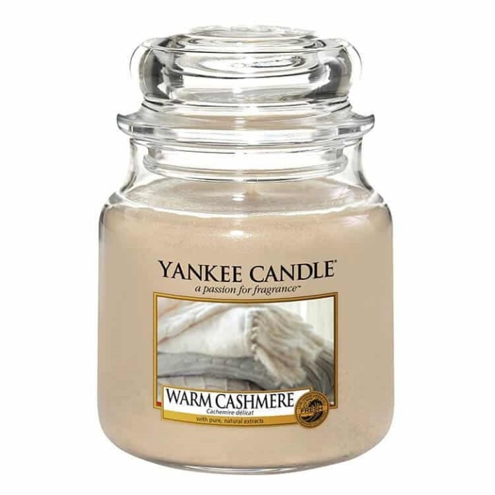 Yankee Candle Classic Medium Jar Warm Cashmere 411g i gruppen SKØNHED & HELSE / Duft & Parfume / Øvrig duft / Duftlys hos TP E-commerce Nordic AB (A13294)