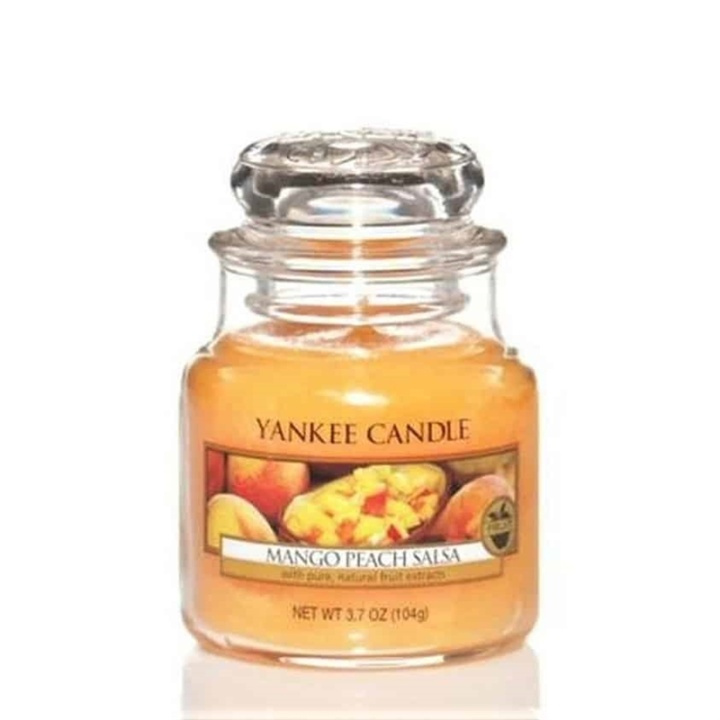 Yankee Candle Classic Small Jar Mango Peach Salsa 104g i gruppen SKØNHED & HELSE / Duft & Parfume / Øvrig duft / Duftlys hos TP E-commerce Nordic AB (A13312)