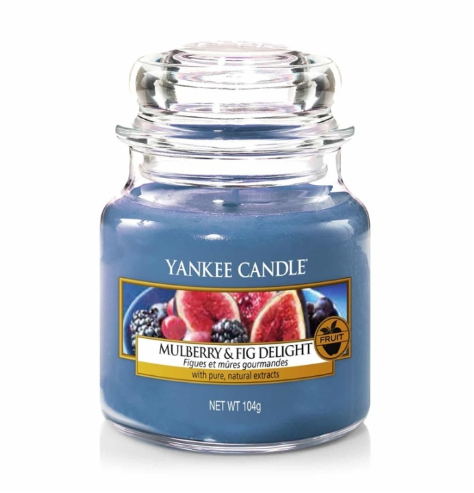 Yankee Candle Classic Small Jar Mulberry & Fig Delight 104g i gruppen SKØNHED & HELSE / Duft & Parfume / Øvrig duft / Duftlys hos TP E-commerce Nordic AB (A13313)