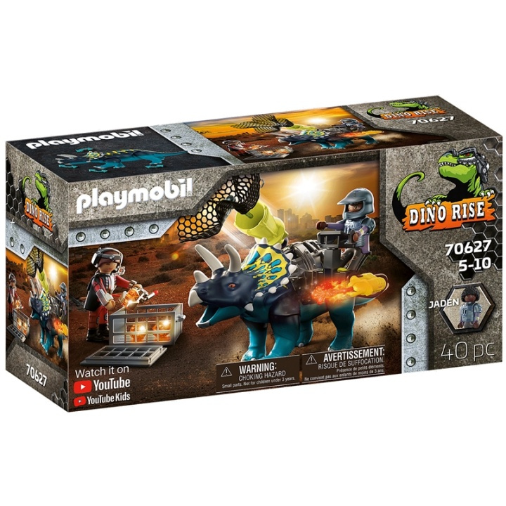 Playmobil Triceratops: Battle for the Le i gruppen LEGETØJ, BØRN & BABY / Legetøj / Playmobil hos TP E-commerce Nordic AB (A13552)
