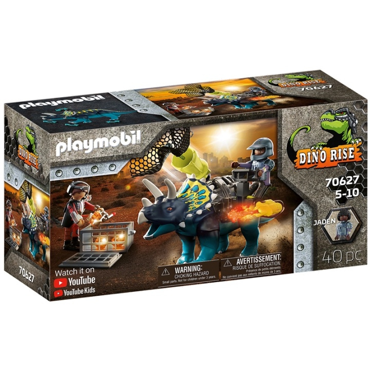 Playmobil Triceratops: Battle for the Le i gruppen LEGETØJ, BØRN & BABY / Legetøj / Figurer, miniaturer og tilbehør hos TP E-commerce Nordic AB (A13552)