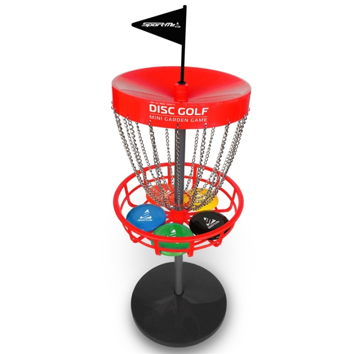 SportMe Discgolf set med korg i gruppen LEGETØJ, BØRN & BABY / Udeleg & Sport / Sport og spil hos TP E-commerce Nordic AB (A13588)