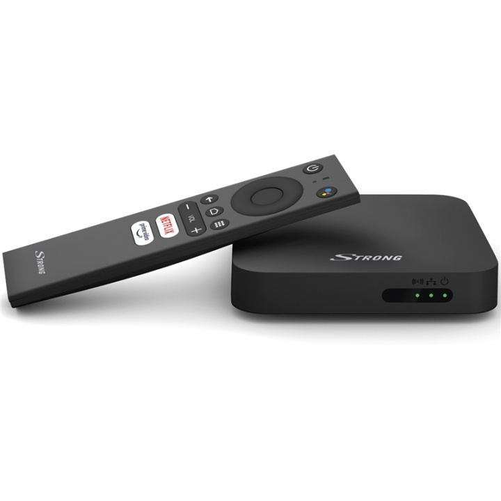 Strong SRT401 Android 4K TV-box Chrom i gruppen HJEMMEELEKTRONIK / Lyd & billede / Tv og tilbehør / Smart-TV hos TP E-commerce Nordic AB (A13725)