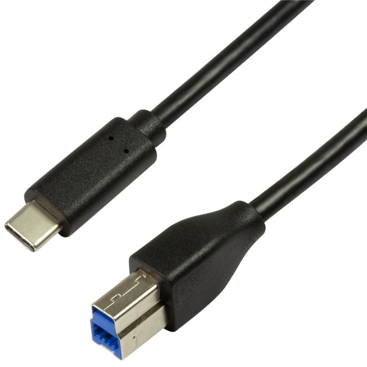 LogiLink USB3.2 Gen1x1 USB-C - USB-B 3. i gruppen COMPUTERTILBEHØR / Kabler og adaptere / USB / USB-C hos TP E-commerce Nordic AB (A13792)