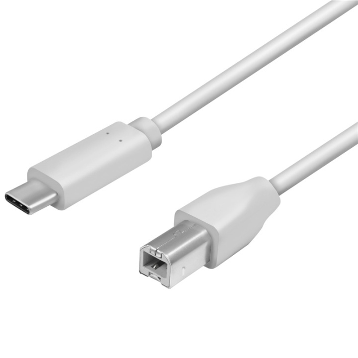 LogiLink USB-C - USB-B 2.0 2 meter i gruppen COMPUTERTILBEHØR / Kabler og adaptere / USB / USB-C hos TP E-commerce Nordic AB (A13793)