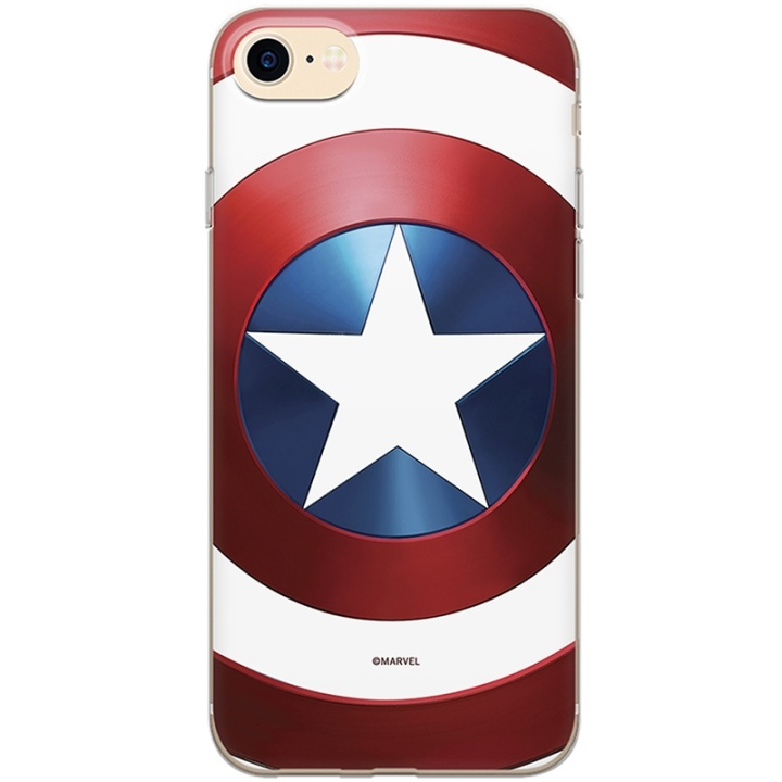 Marvel Mobilskal Captain America 025 iPhone 7/8/SE (2nd gen) i gruppen SMARTPHONES & TABLETS / Mobil Beskyttelse / Apple / iPhone SE (2nd gen & 3rd gen) / Cover hos TP E-commerce Nordic AB (A13800)