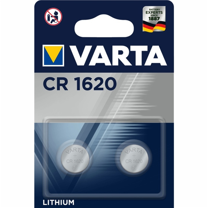 Varta CR1620 3V Lithium Knappcellsba i gruppen HJEMMEELEKTRONIK / Batterier og opladere / Batterier / Knapcelle hos TP E-commerce Nordic AB (A13886)