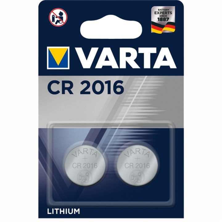 Varta CR2016 3V Lithium Knappcellsba i gruppen HJEMMEELEKTRONIK / Batterier og opladere / Batterier / Knapcelle hos TP E-commerce Nordic AB (A13887)