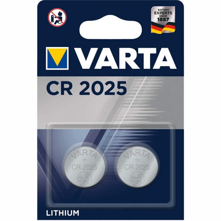 Varta CR2025 3V Lithium Knappcellsba i gruppen HJEMMEELEKTRONIK / Batterier og opladere / Batterier / Knapcelle hos TP E-commerce Nordic AB (A13888)