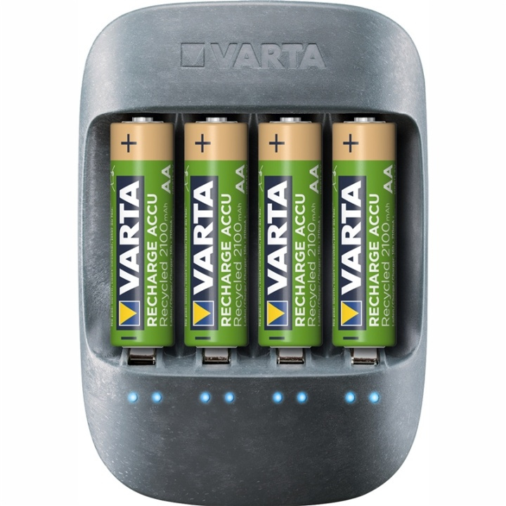 Varta Eco Charger Ekovänlig laddare i gruppen HJEMMEELEKTRONIK / Batterier og opladere / Batterioplader hos TP E-commerce Nordic AB (A13894)